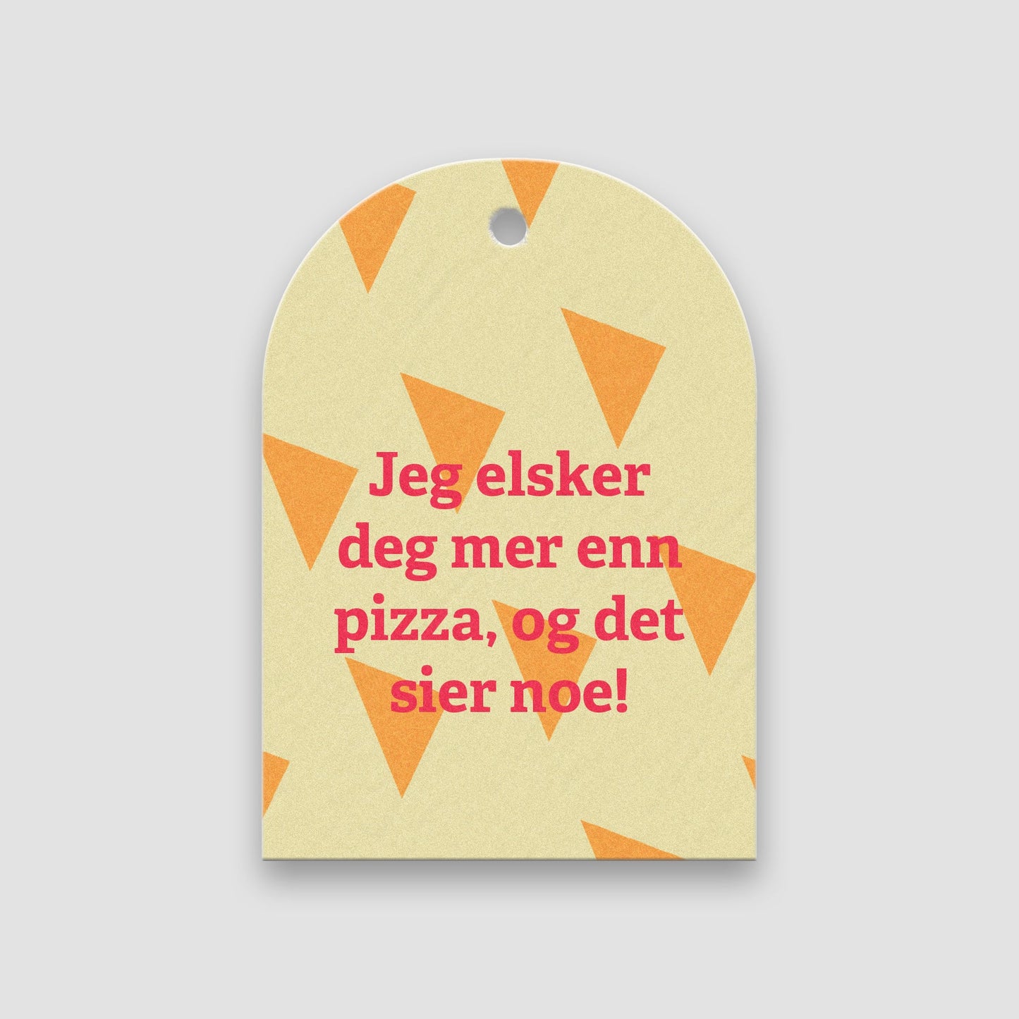 Blomsterkort, Jeg elsker deg mer enn pizza
