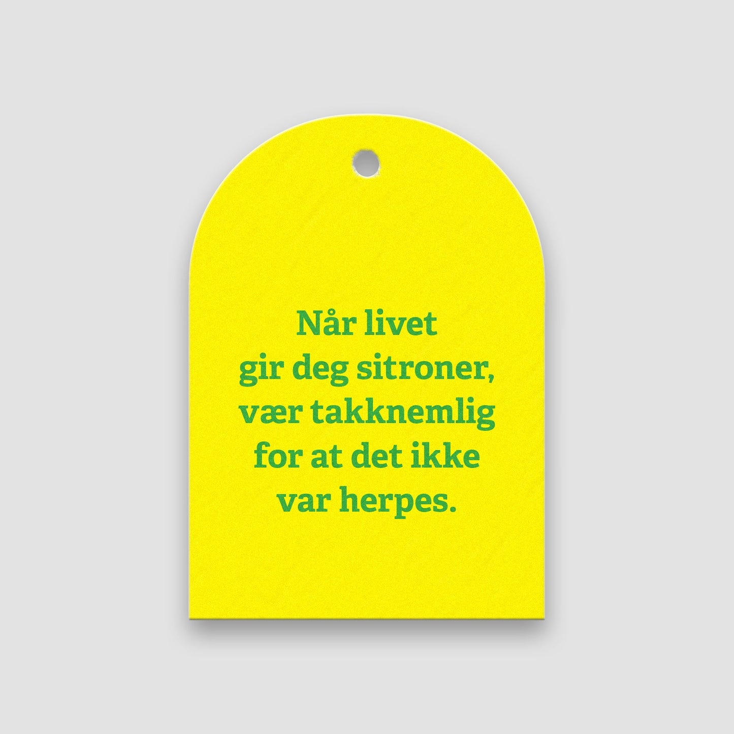 Blomsterkort, Når livet gir deg sitroner...