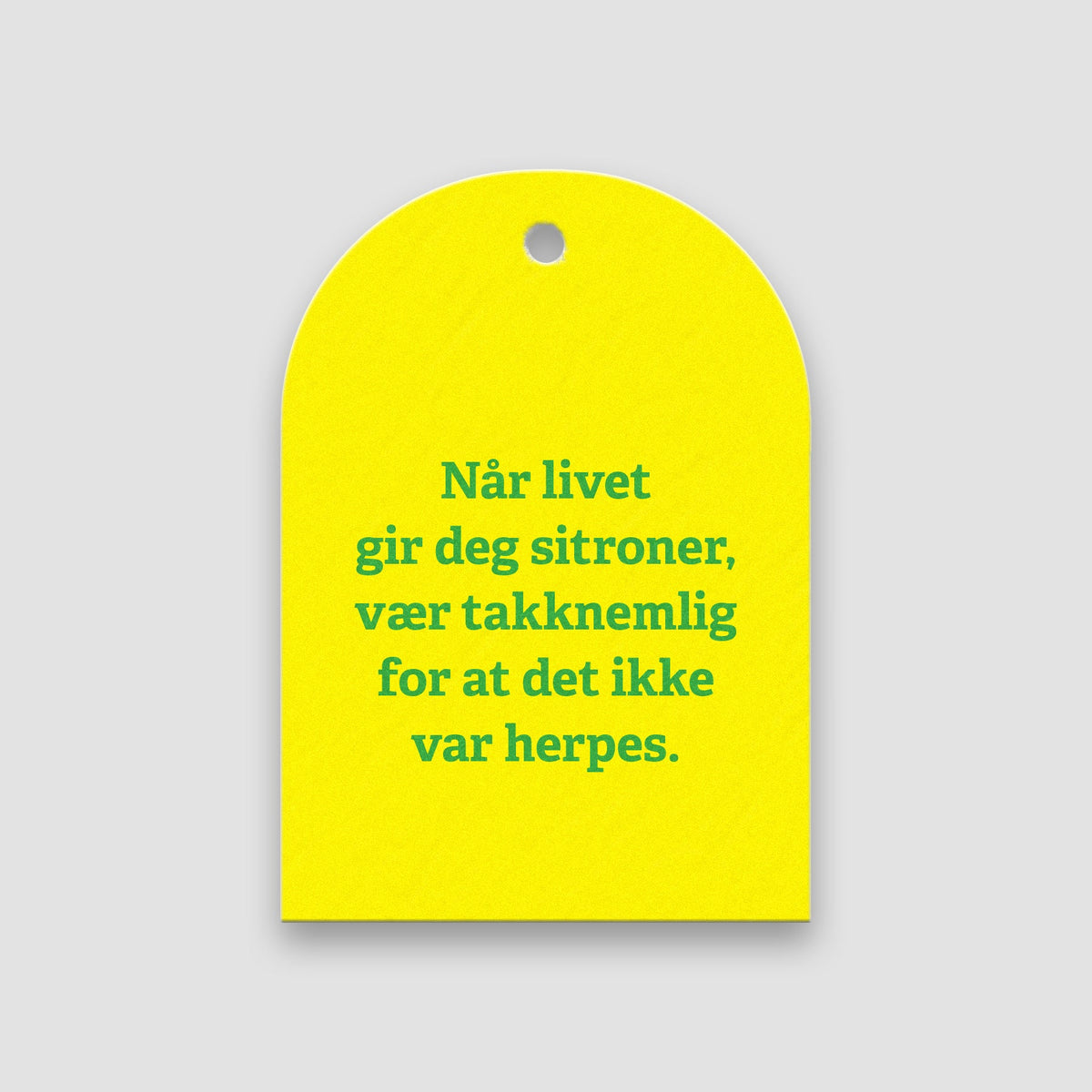 Blomsterkort, Når livet gir deg sitroner...