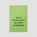 Gavelapp, Tenkte på meg, deg