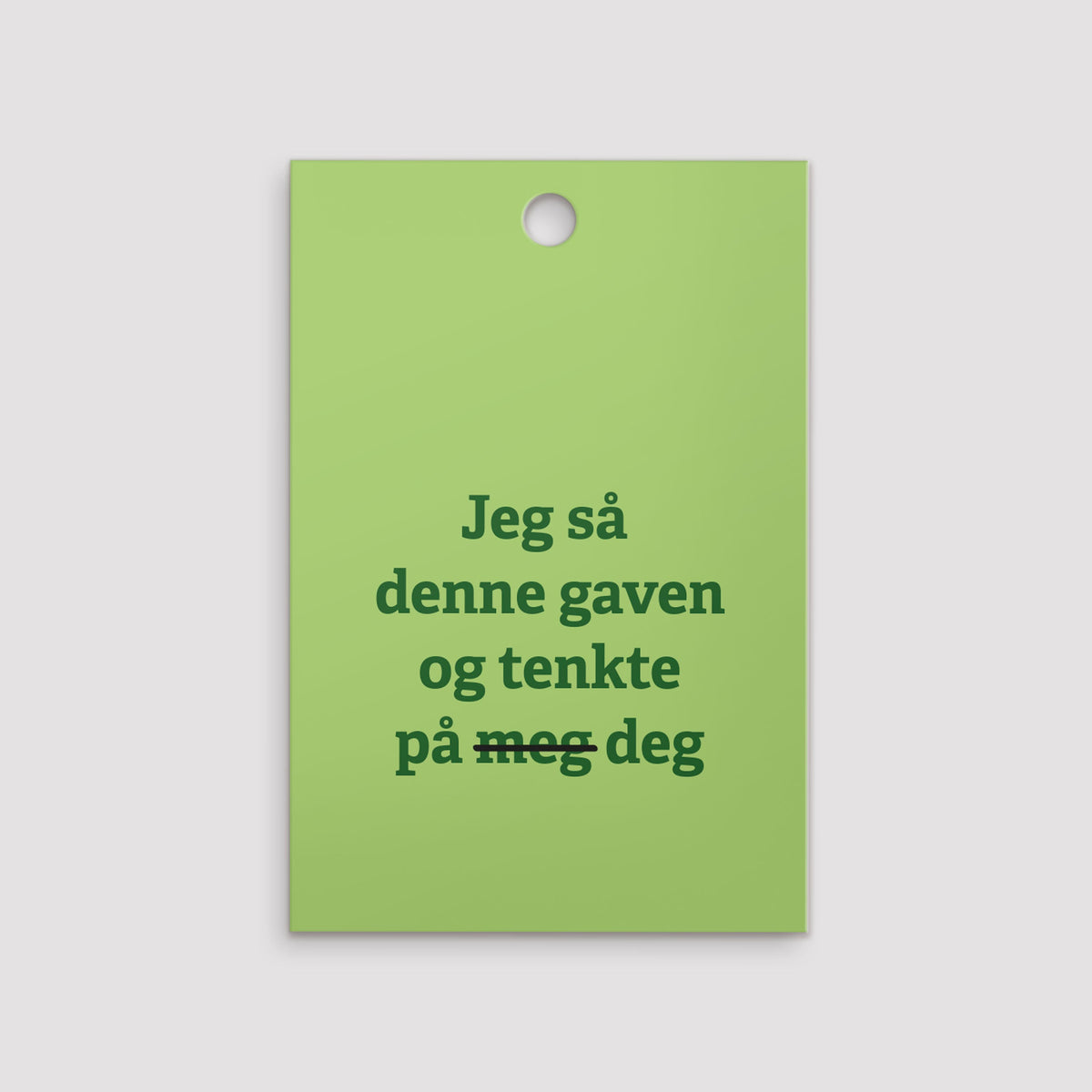 Gavelapp, Tenkte på meg, deg