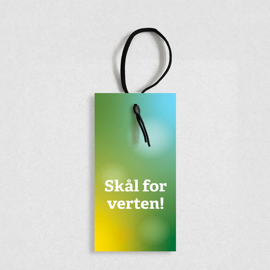 Flaskekort, Skål for verten