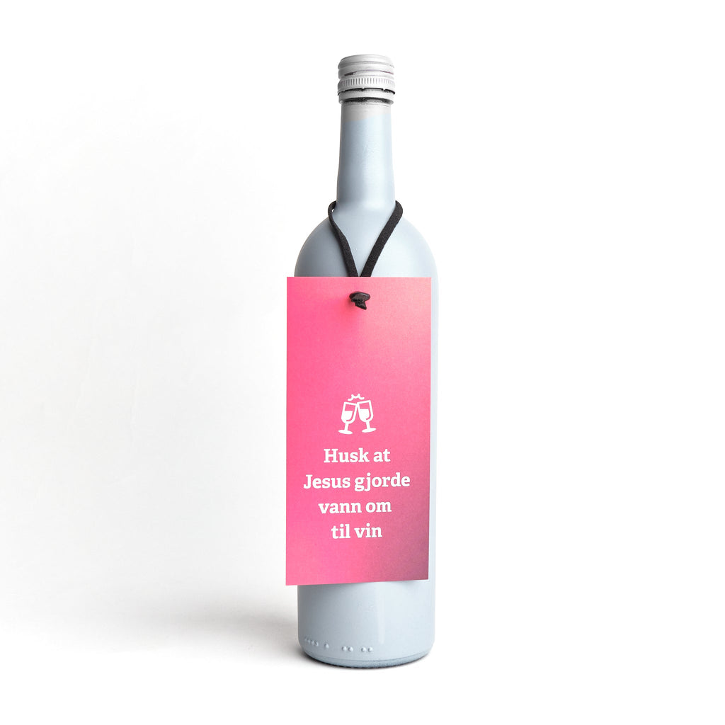 Flaskekort, Vann om til vin