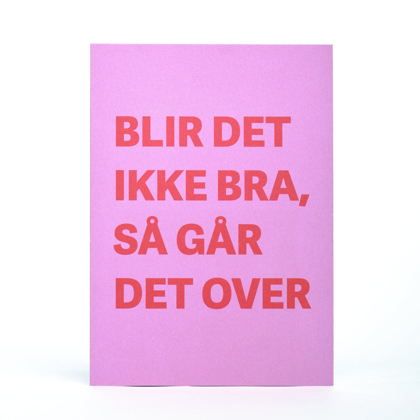 Kort, Blir det ikke bra...
