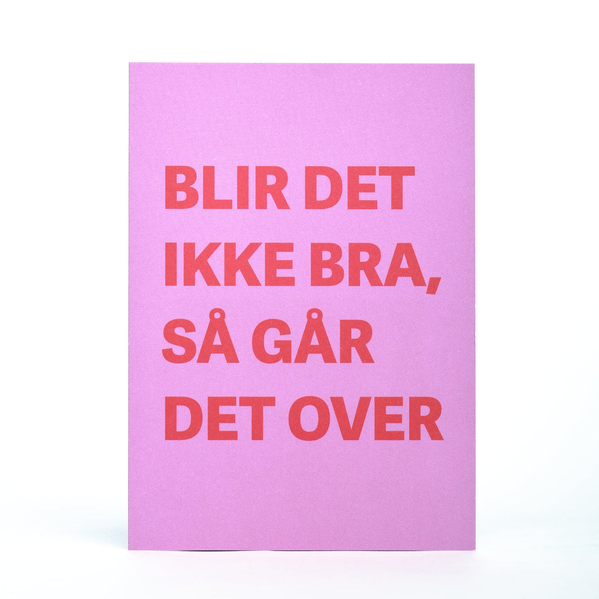 Kort, Blir det ikke bra...