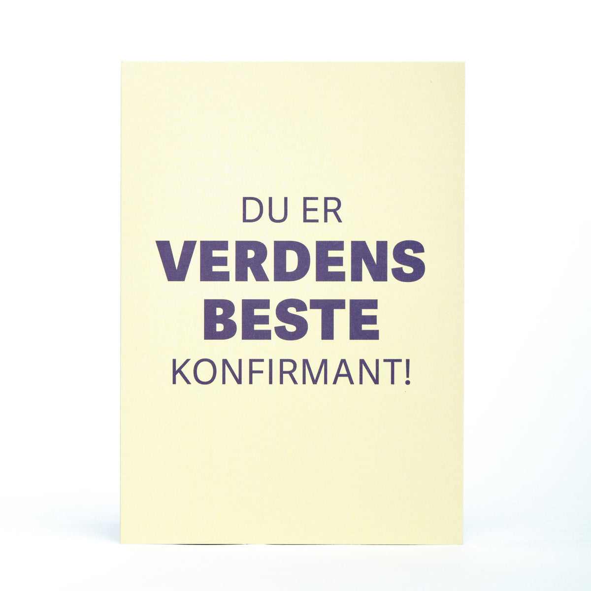 Kort, Verdens beste konfirmant!