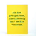 Kort, Når livet gir deg sitroner